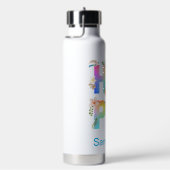ホッ芸術的前向きやる気を起こさせる感動的 ウォーターボトル (右面)