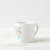 ホッ芸術的前向きやる気を起こさせる感動的 エスプレッソカップ (正面右)