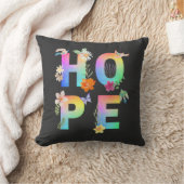 ホッ芸術的前向きやる気を起こさせる感動的 クッション (ブランケット)
