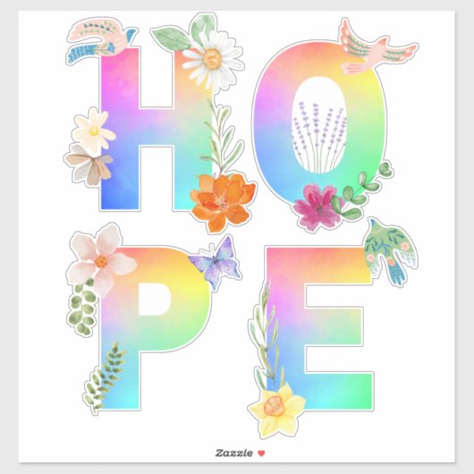 ホッ芸術的前向きやる気を起こさせる感動的 シール (シート)