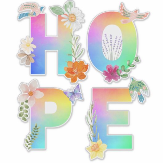 ホッ芸術的前向きやる気を起こさせる感動的 シール (正面)