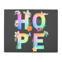 ホッ芸術的前向きやる気を起こさせる感動的 メタルプリント