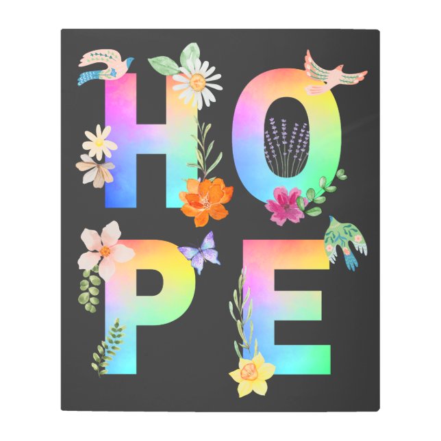 ホッ芸術的前向きやる気を起こさせる感動的 メタルプリント (正面)