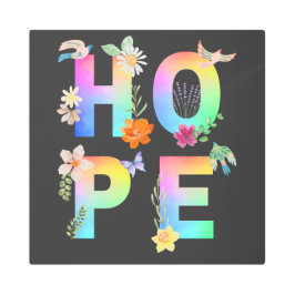 ホッ芸術的前向きやる気を起こさせる感動的 メタルプリント