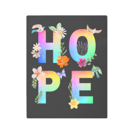 ホッ芸術的前向きやる気を起こさせる感動的 メタルプリント