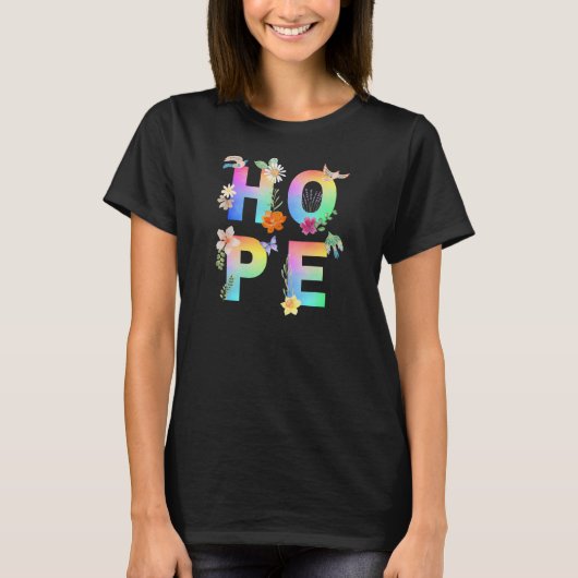 ホッ芸術的前向きやる気を起こさせる感動的 Tシャツ (正面)