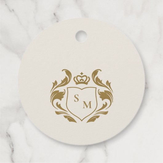 ホッ華美トピンク金ゴールドクラシーフローラ結婚ローレル フェイバータグ (裏面)