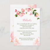 ホッ葉ク結婚花 エンクロージャーカード (正面/裏面)