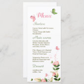 ホッ葉ク結婚花 メニュー (正面/裏面)