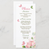 ホッ葉ク結婚花 メニュー (正面/裏面)