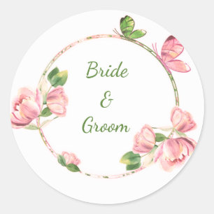 ホッ葉ク結婚花 ラウンドシール