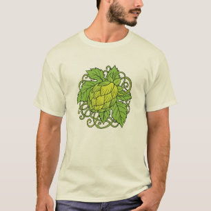 ホツプのデザイン(技術ビール恋人のティー) Tシャツ