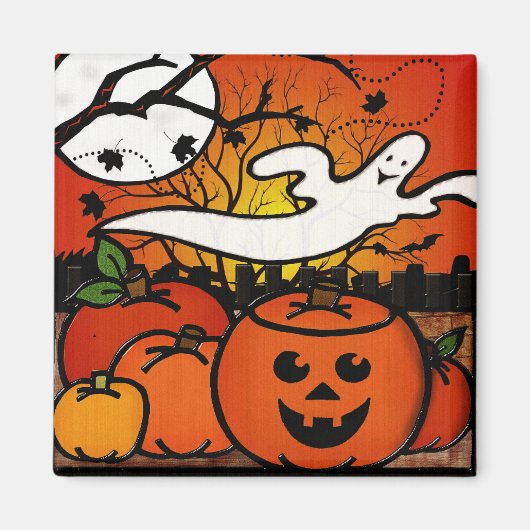 ホティお洒落ハロウィーン マグネット (正面)