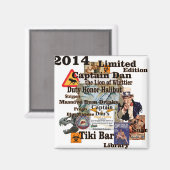 ホティエ・アラスカのライオン船長ダン マグネット (正面/裏面)