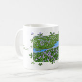 ホテイアオイ（花） コーヒーマグカップ (正面左)