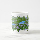 ホテイアオイ（花） コーヒーマグカップ (中央)