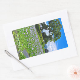 ホテイアオイ 長方形シール