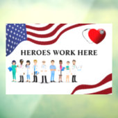 ホテカスタマイズル・ヒーローがアイコンスタッフに働く ウィンドウサイン (シート3)