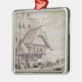 ホテルおよびゲストハウス メタルオーナメント (左)