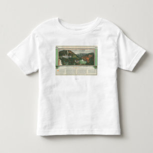 ホテルのコロラド州のパンフレット トドラーTシャツ