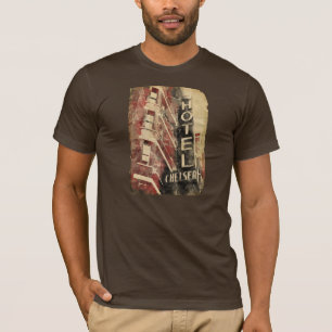 ホテルのチェルシーNYCの水彩画のTシャツ Tシャツ