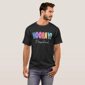 ホテルのプリスクール先生管理カウンセラー戻る Tシャツ (正面フル)