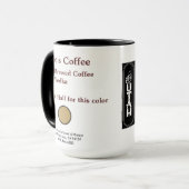 ホテルのユタの大広間-リーのコーヒーレシピのマグ マグカップ (正面左)