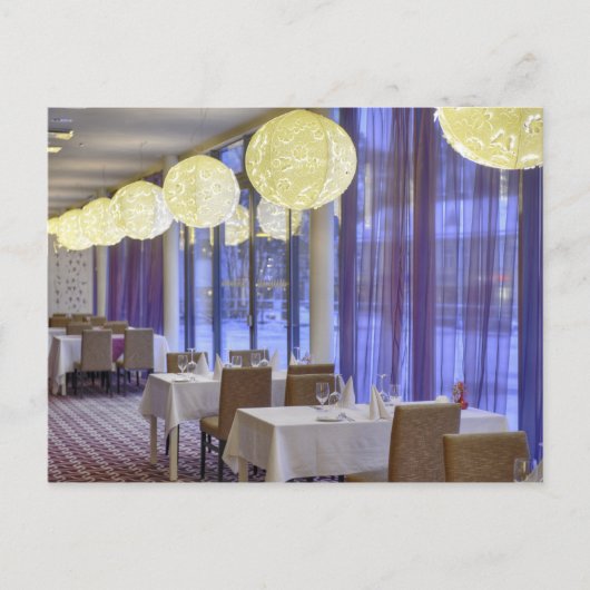 ホテルのレストラン ポストカード (正面)