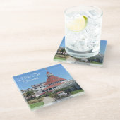 ホテルのDel Coronadoガラスのコースター ガラスコースター (アングル)