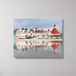 ホテルのdel Coronado - Coronado、カリフォルニア キャンバスプリント