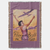 ホテルのWagnerの広告宣伝ポスターの航空ショー スローブランケット (正面縦)