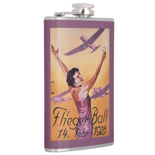 ホテルのWagnerの広告宣伝ポスターの航空ショー フラスク (右)