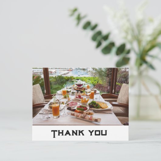 ホテルへの感謝 ポストカード (スタンド正面)