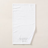 ホテルまたはアコモデーション名 バスタオルセット (ハンドタオル)