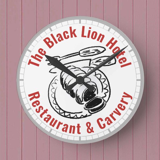 ホテルまたはパブレストランダイニングルームまたはキャリー ラウンド壁時計