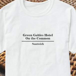 ホテルまたはレストラン名Tシャツ Tシャツ