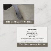 ホテルまたは宿泊施設の名刺 名刺 (正面/裏面)