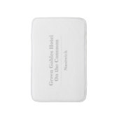 ホテルまたは宿泊施設名 バスマット (正面縦)