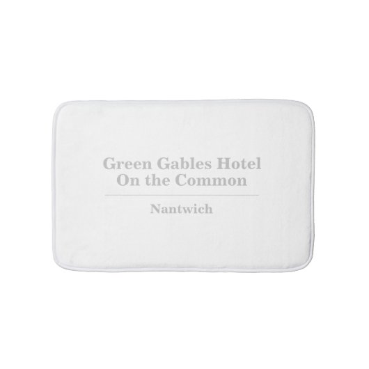 ホテルまたは宿泊施設名 バスマット (正面)