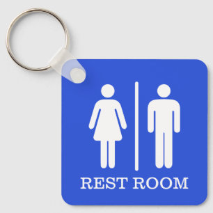 ホテルやオフィス用のシンプルなトイレキー キーホルダー