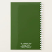 ホテルアコモデーションネームスケジュールプランナー プランナー手帳 (裏面)