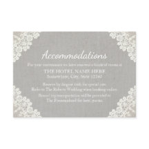 ホテルアコモデーション | レース素朴&グレーリネン