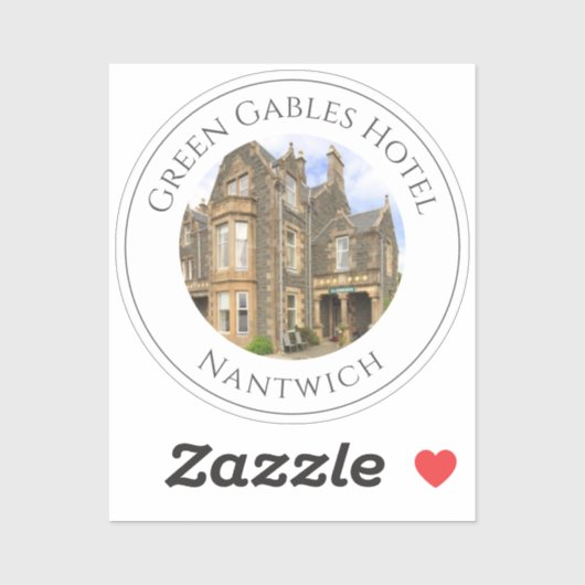 ホテルイメージ、名前、および場所 シール (シート)