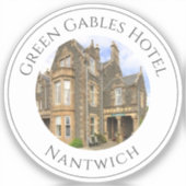 ホテルイメージ、名前、および場所 シール (正面)