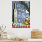 ホテルエルミンザヴィンテージトラベルポスター ポスター (キッチン)