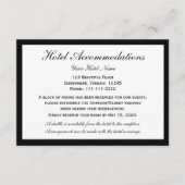 ホテルエレガント宿泊施設結婚のエンクロージャ エンクロージャーカード (正面)