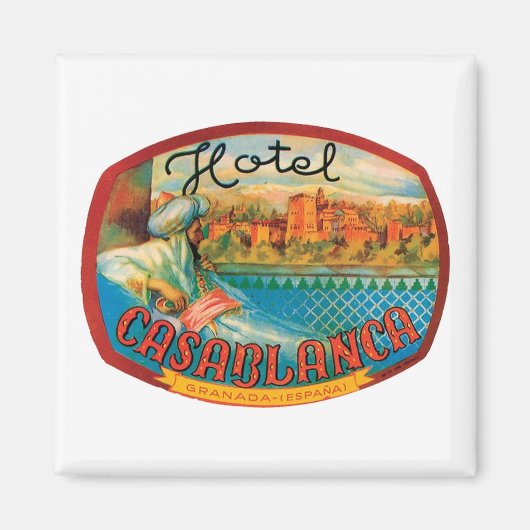 ホテルカサブランカ マグネット (正面)