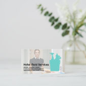 ホテルクリーナー | メイドサービス 名刺 (スタンド正面)