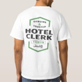 ホテルクレックロゴギフトアイディア。 Tシャツ (裏面)