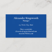 ホテルゲストハウスバケーションフォト 名刺 (裏面)